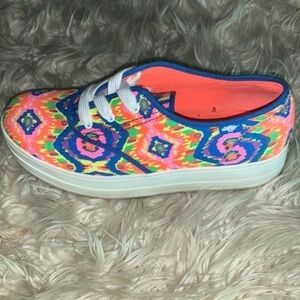 Rocket Dog Baker Electric Boogie Platform Sneakers Multi Color Woman’s Size 11